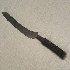 Rare & Vintage J. Russell & Co. 1835 Green River Works Knife with Antler Handle